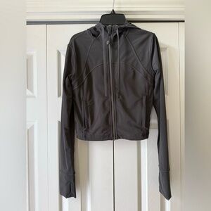 Lululemon Define SZ 4 Mesh Hooded Define Cropped Jacket